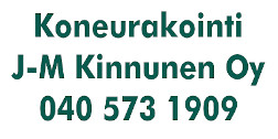 Koneurakointi J-M Kinnunen Oy logo